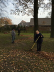 2014 11 22 Laubhark Aktion am Backhaus mit Erbseneintopf 014